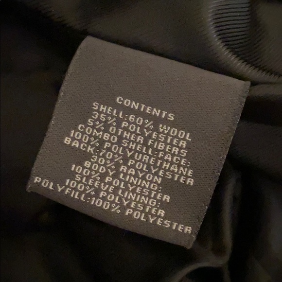 Vince Camuto Faux Leather Trim Asymmetrical Coat - Picture 6 of 6